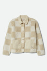 DELILAH SHERPA JACKET - White Natural
