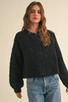 Roundneck Button Front Cardigan