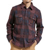 Bowery Arctic Fleece - Cordovan Red/Navy Plaid