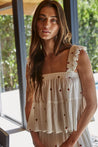 Berry Fields Embroidered Top