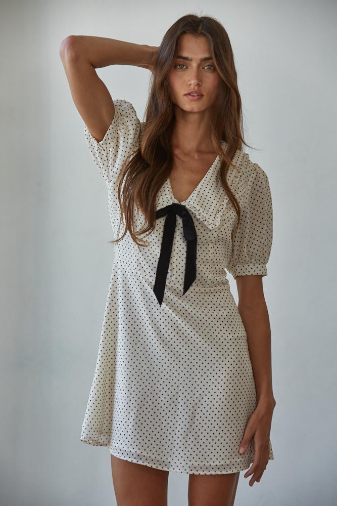 dainty mini dress Dainty Bow Mini Dress – Brutique
