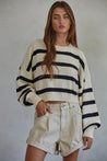 Rowan Striped Sweater Top