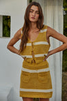 Mustard Crochet Skirt