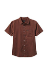 Charter Sol Wash S/S Woven Shirt- Sepia