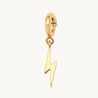 Puffy Lightening Bolt Charm