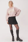 Champagne Sweatshirt- Shadow Pink