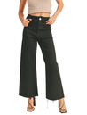 Straight Wide Leg Denim Pants