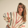 Multi Color Combo Sweater Top