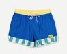 Multi Block Swim Short - Blue