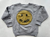 St Pete Smiley Youth Sweatshirt - Grey