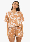Cowhide Crop Buttonup