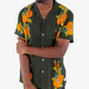 Tropical Orange Buttonup